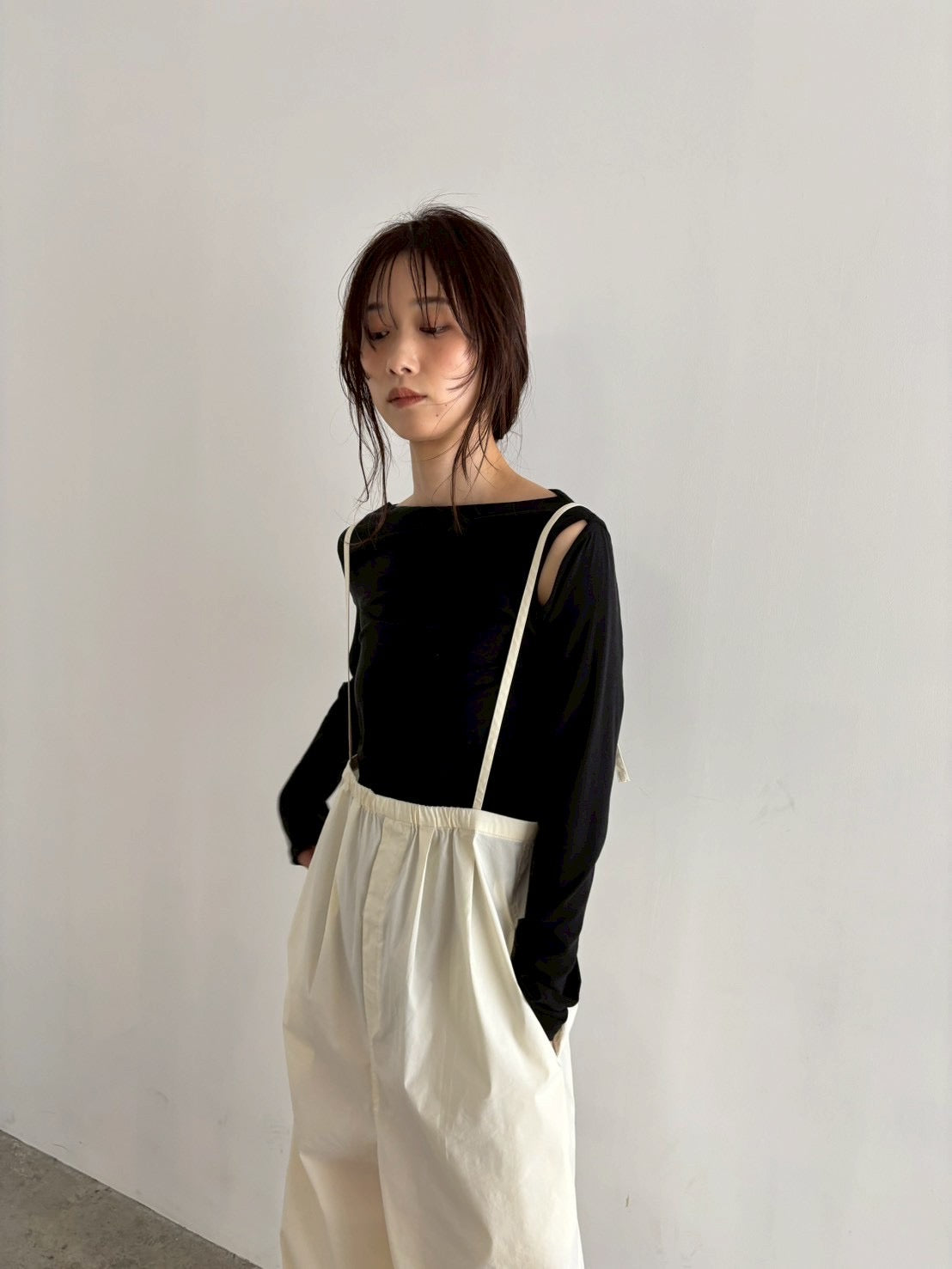 strap suspender pants　　　　