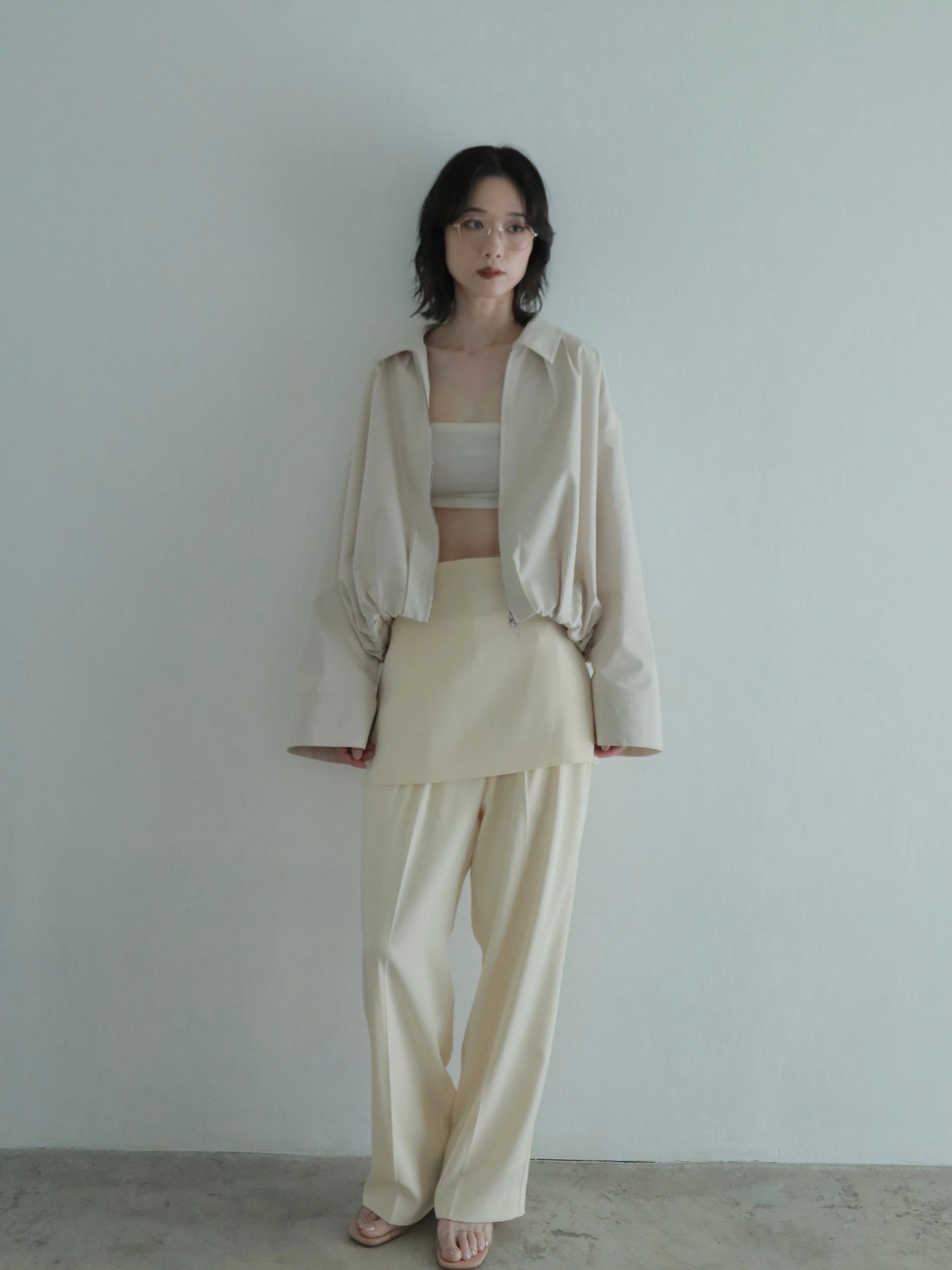 《pre order》 zipup balloon blouson