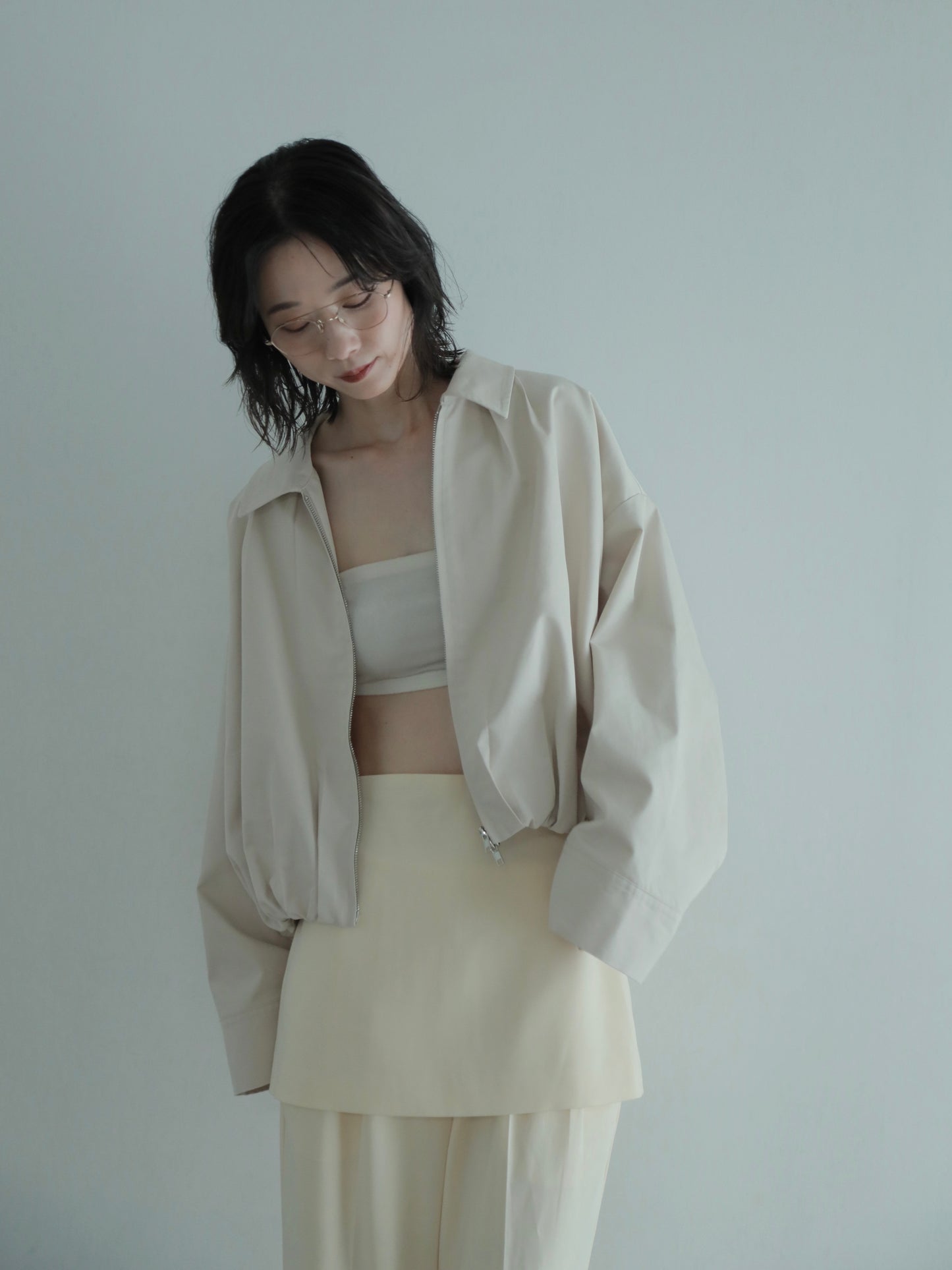 《pre order》 zipup balloon blouson