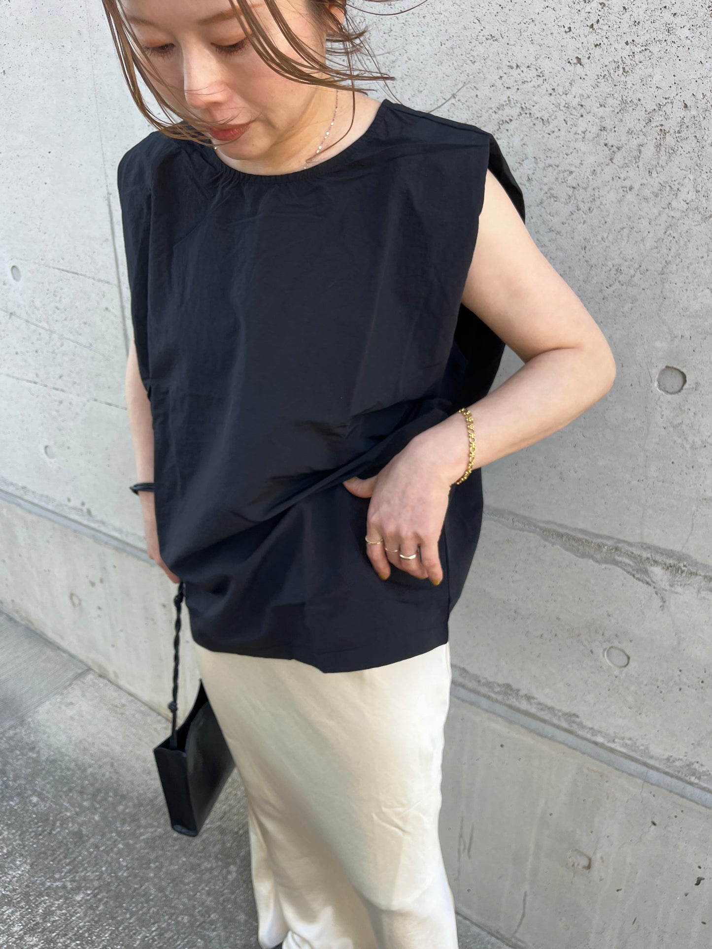 <撥水＞nosleeve tops　