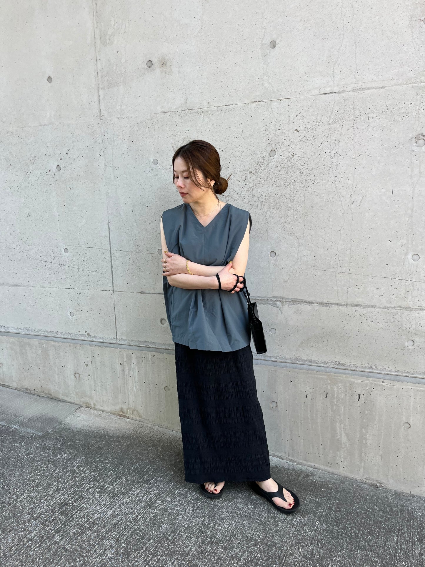 <撥水＞nosleeve tops　