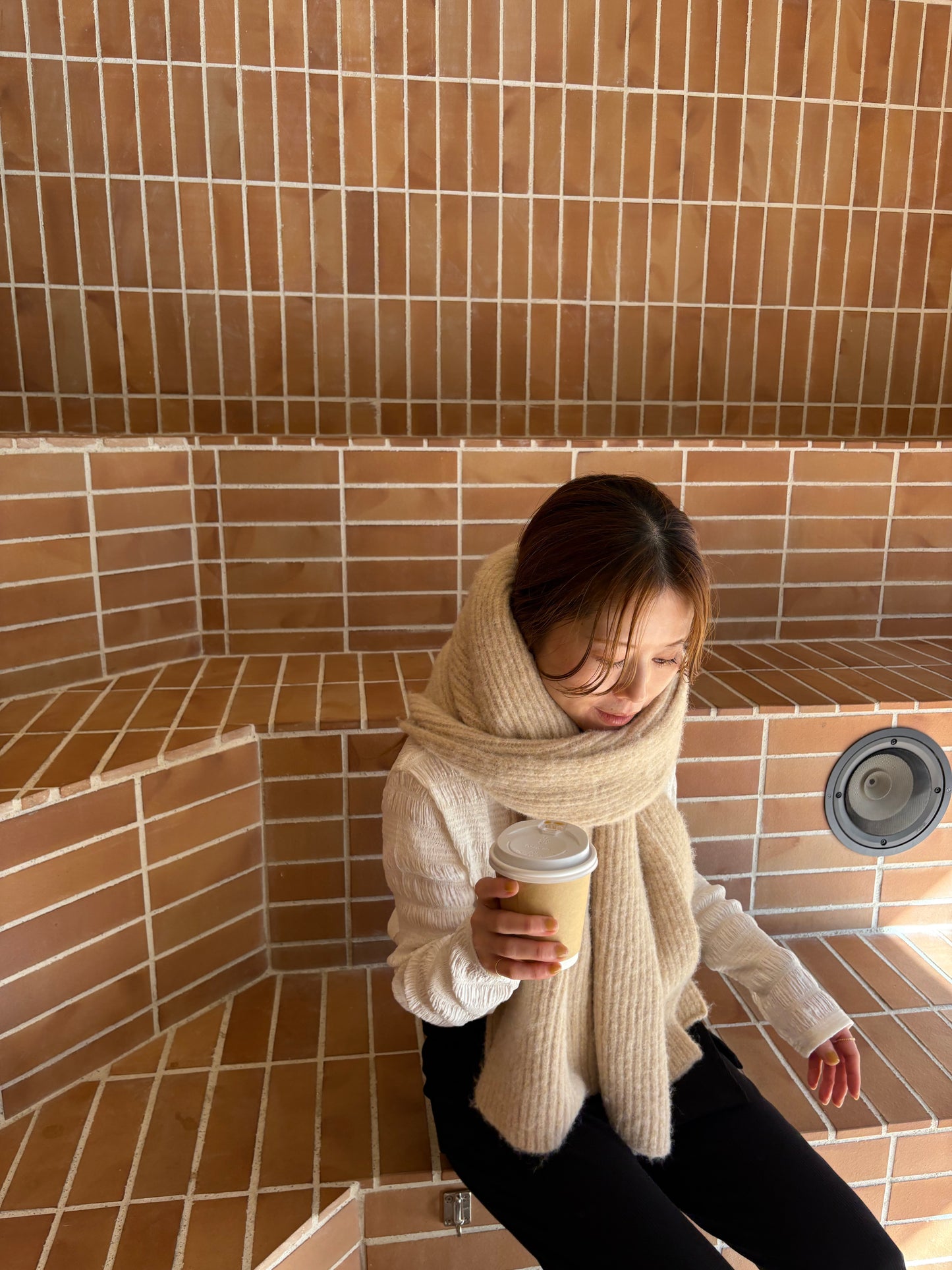 <pre order>soft long muffler