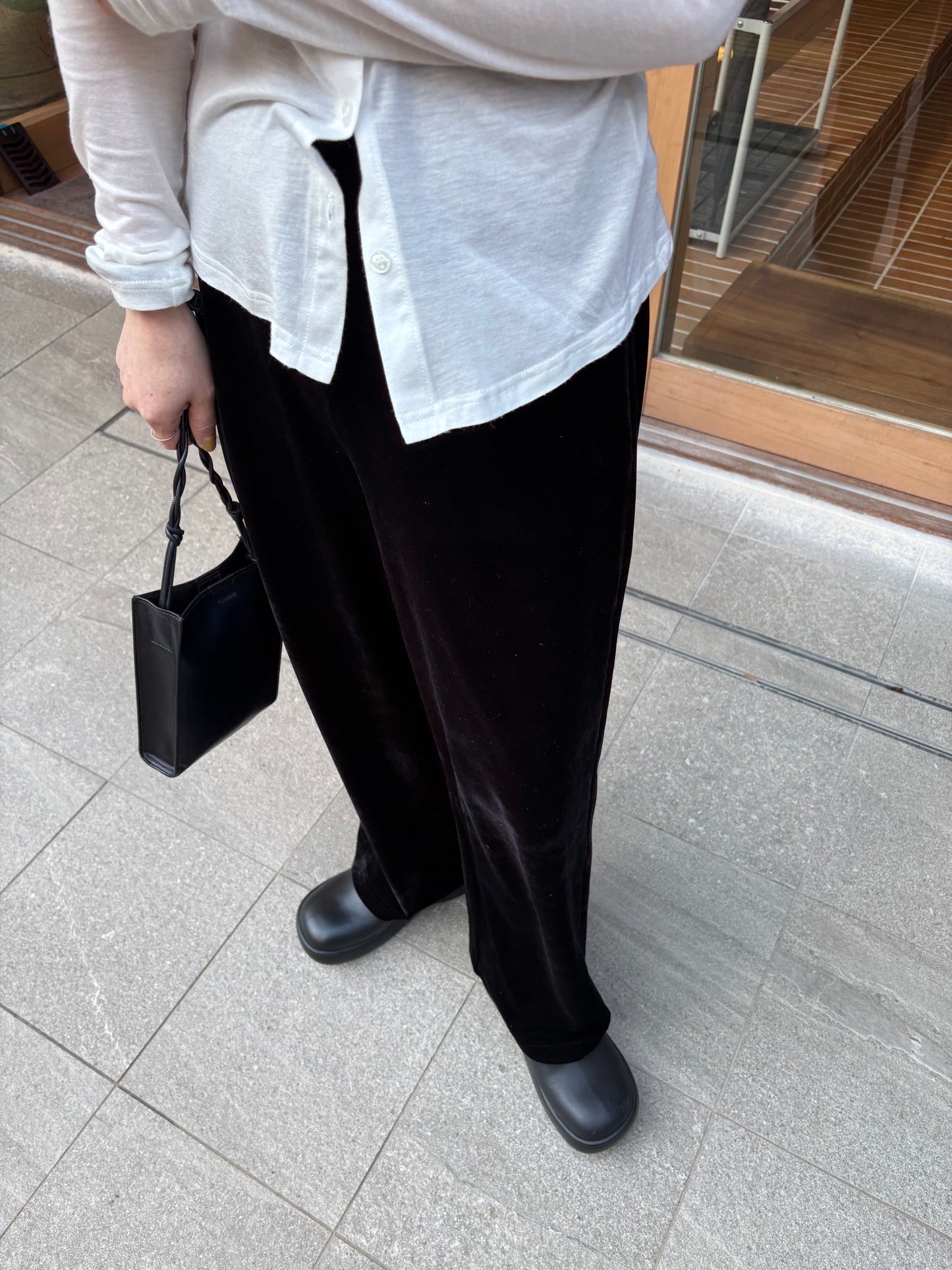 <pre order>velours pants　