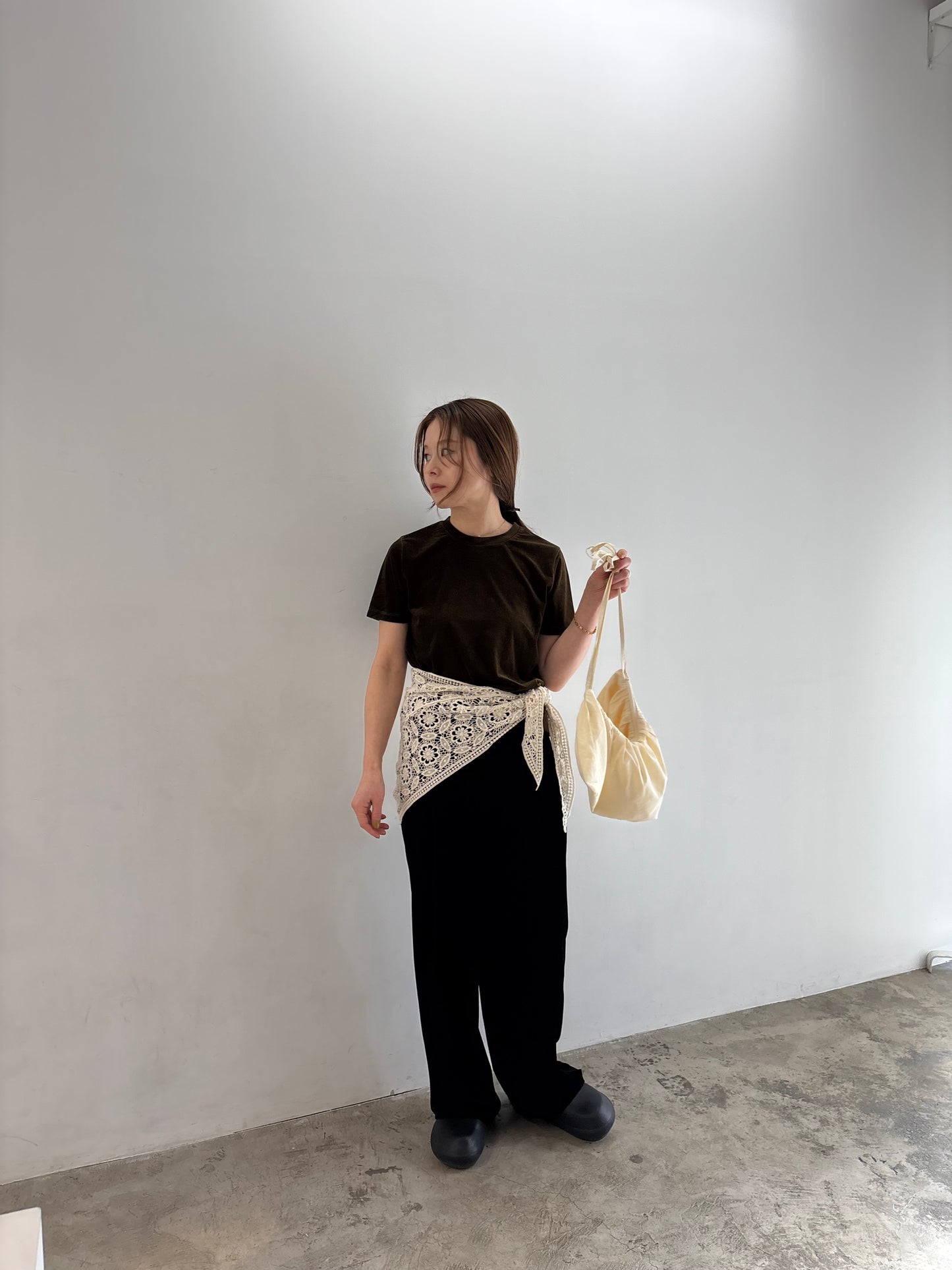 【2/6(fri) 21:00】 lace scarf　