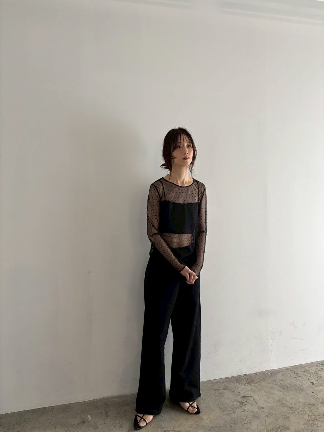 layered sweat pants