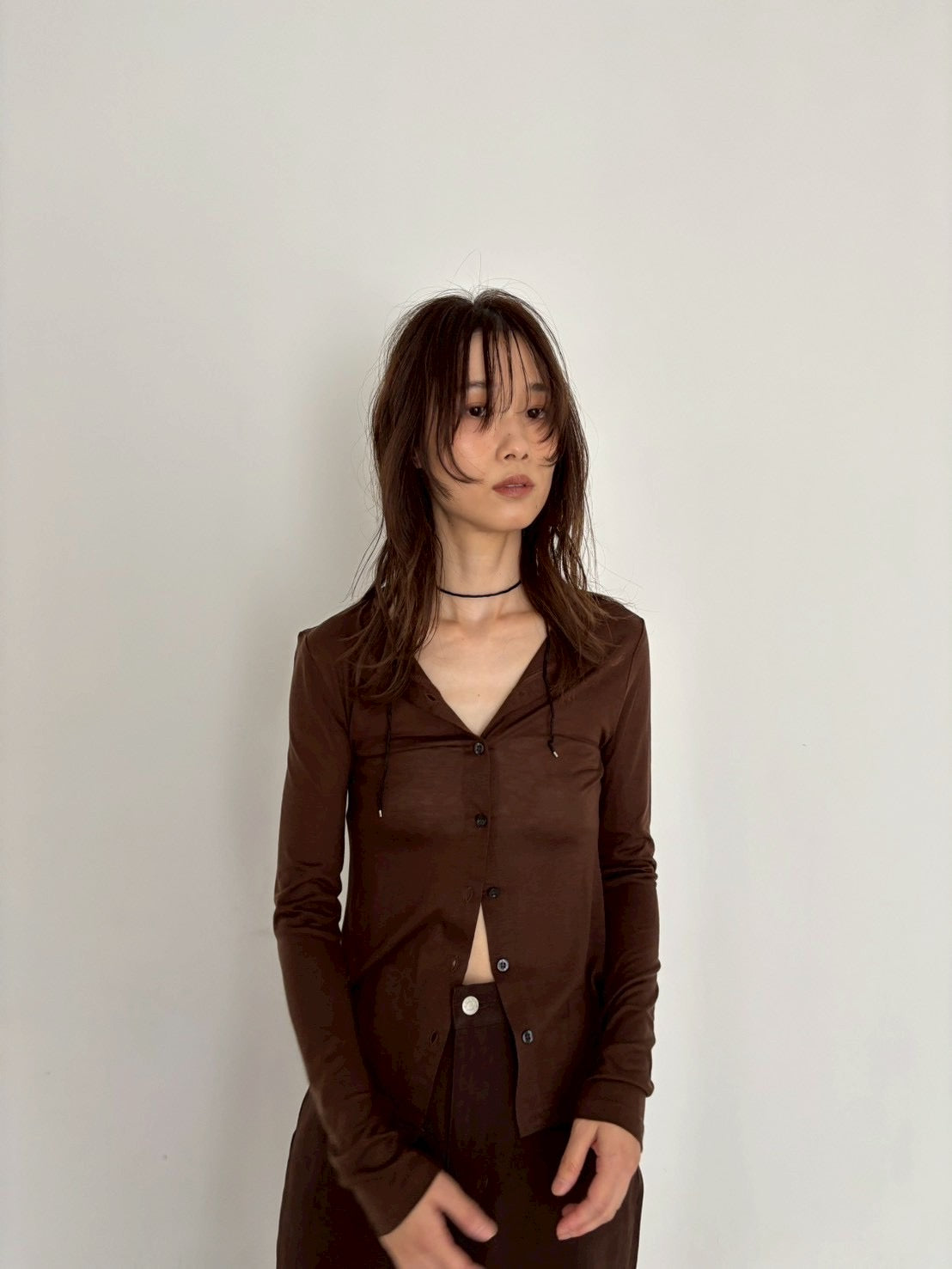 sheer soft cardigan　　