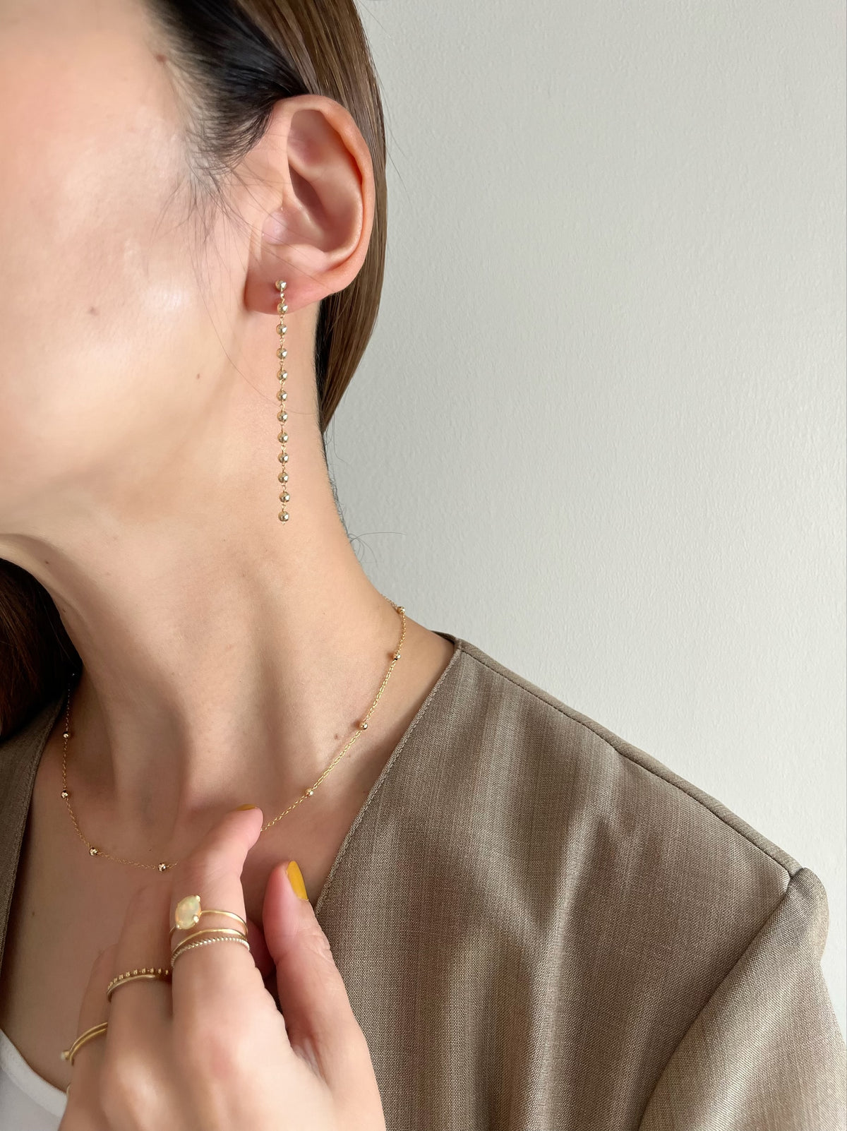 beads chain pierce　
