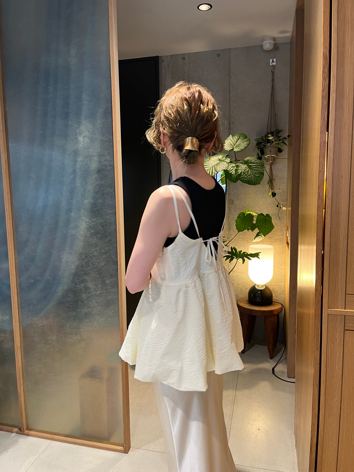 jaguard balloon camisole　　　