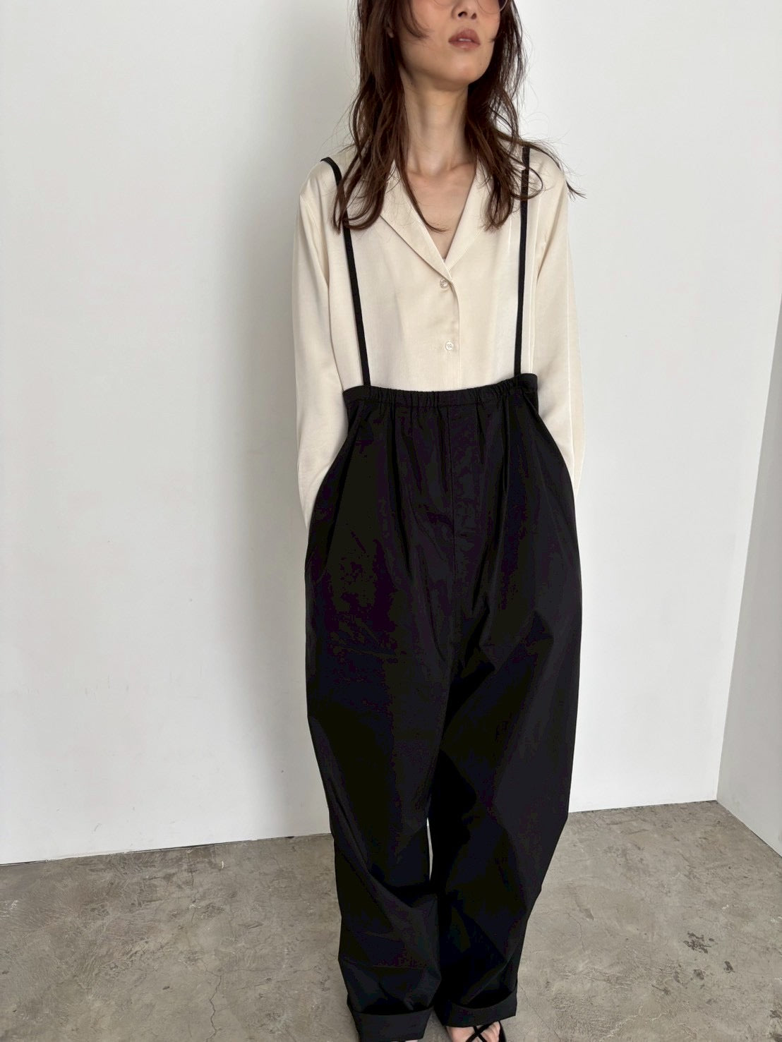 strap suspender pants　　　　