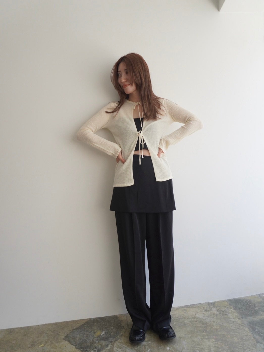 ribbon Knit cardigan