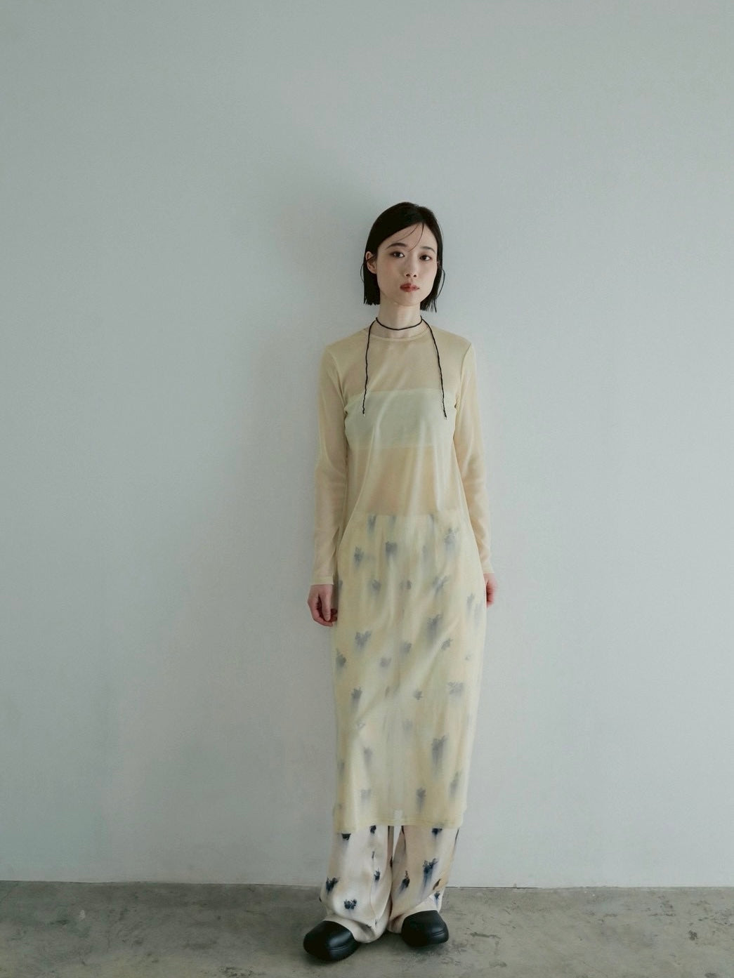 sheer long one-piece　　　
