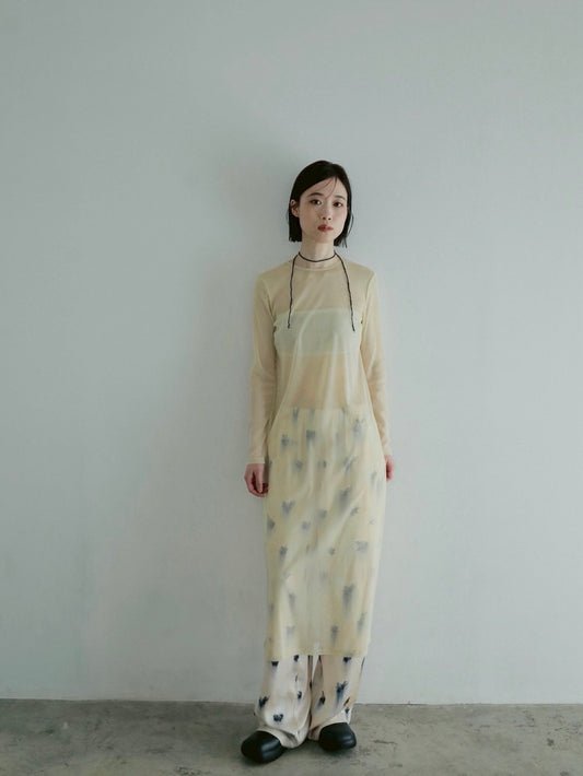 sheer long one-piece　　　