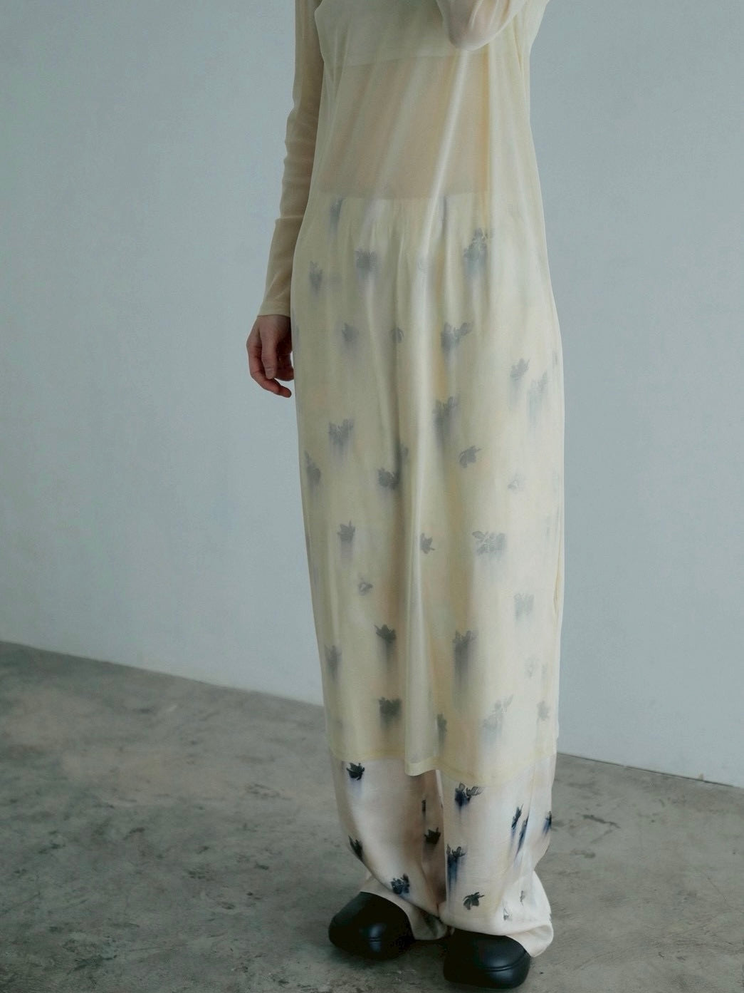sheer long one-piece　　　