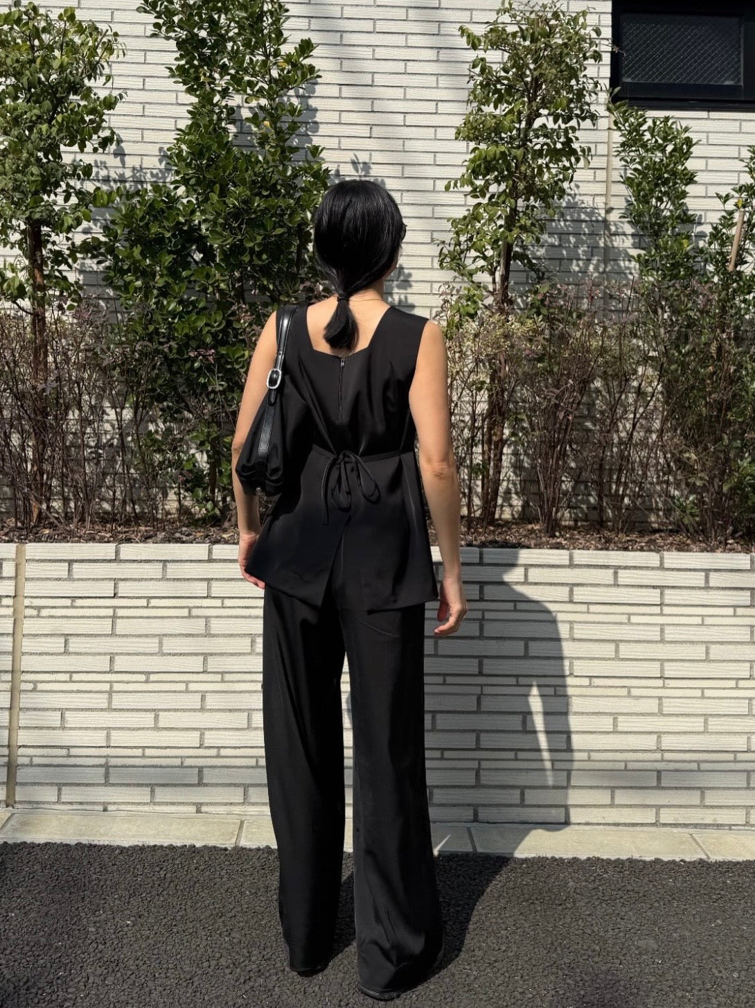 satin square tops　　