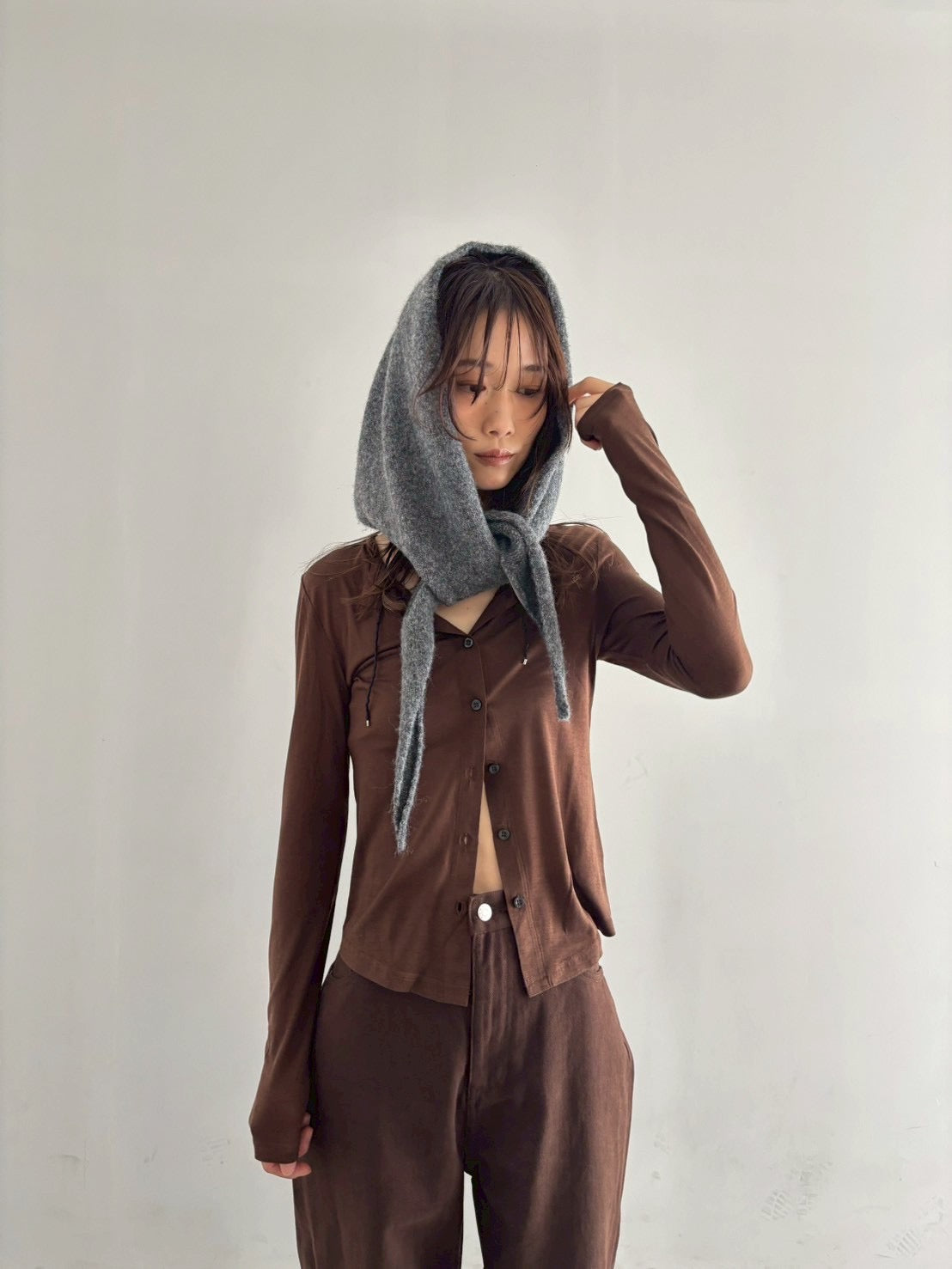 sheer soft cardigan　　