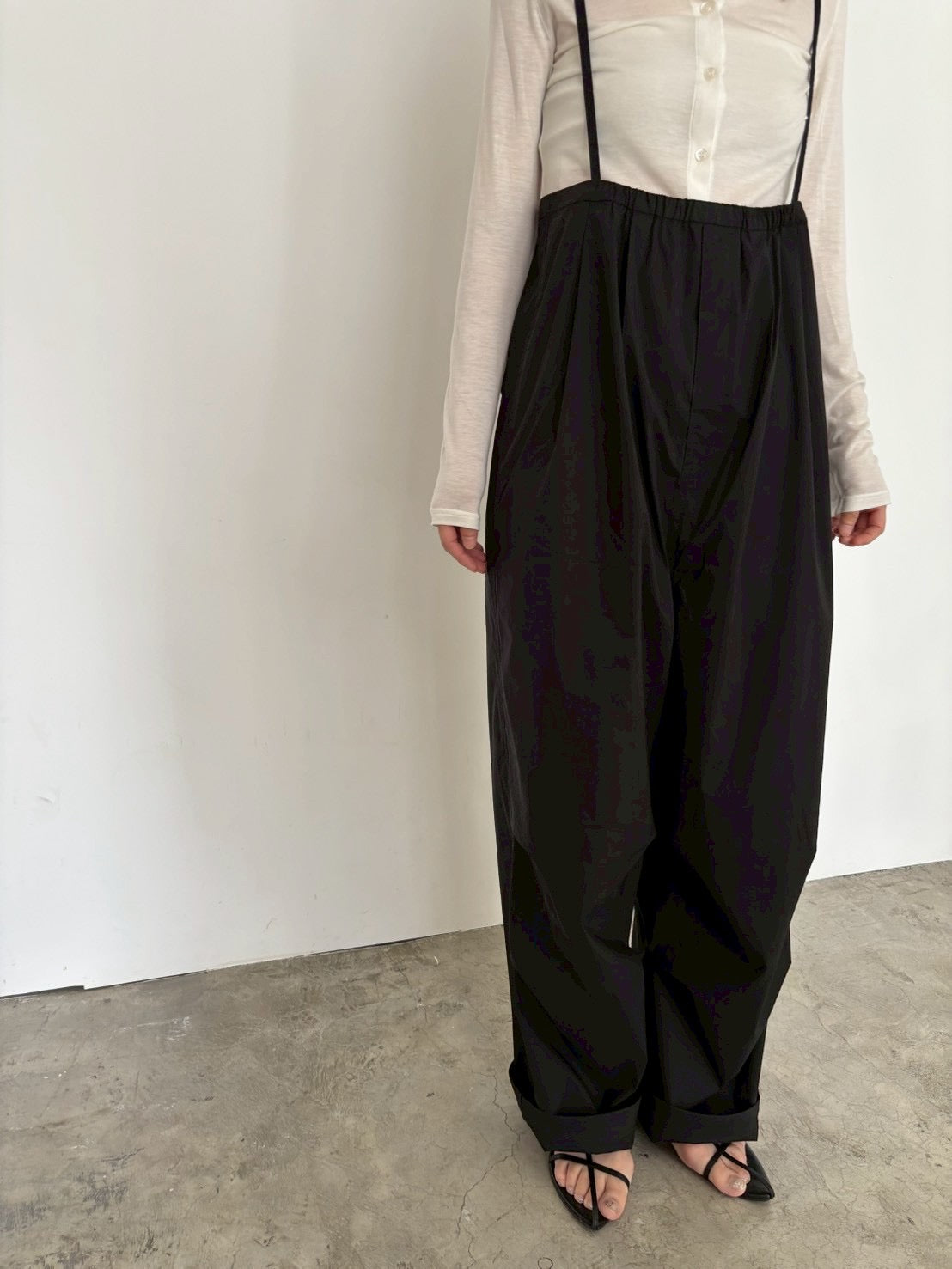 strap suspender pants　　　　