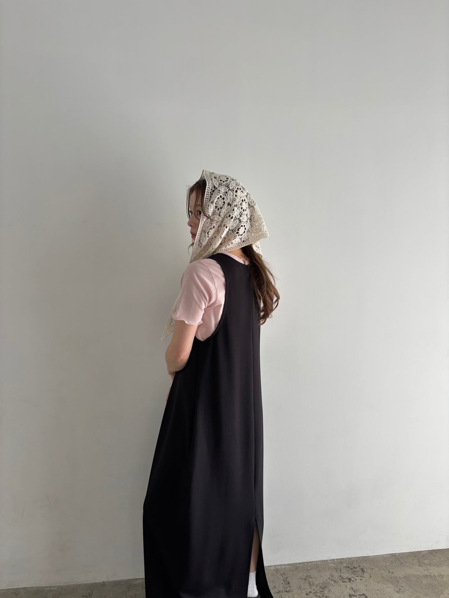 【2/6(fri) 21:00】 lace scarf　