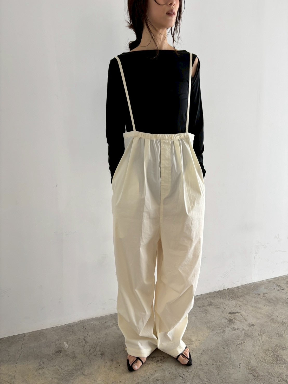 strap suspender pants　　　　