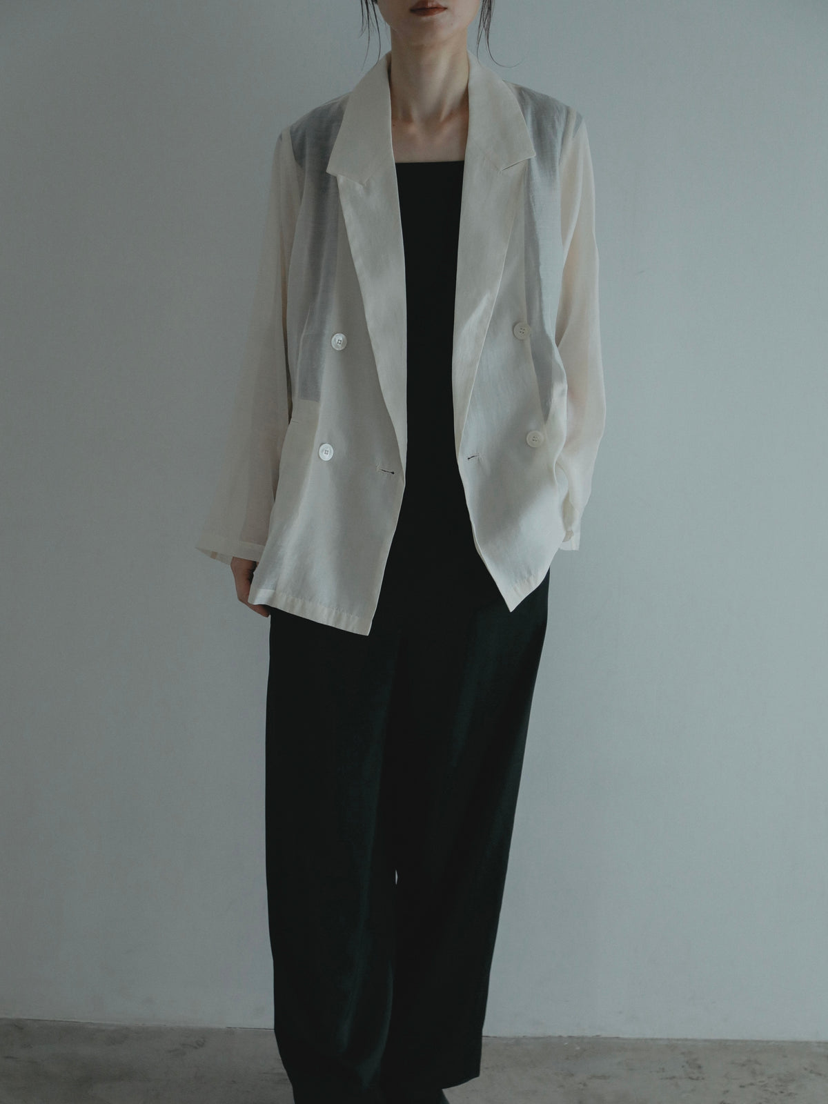 satin relax pants【低身長サイズあり】　　
