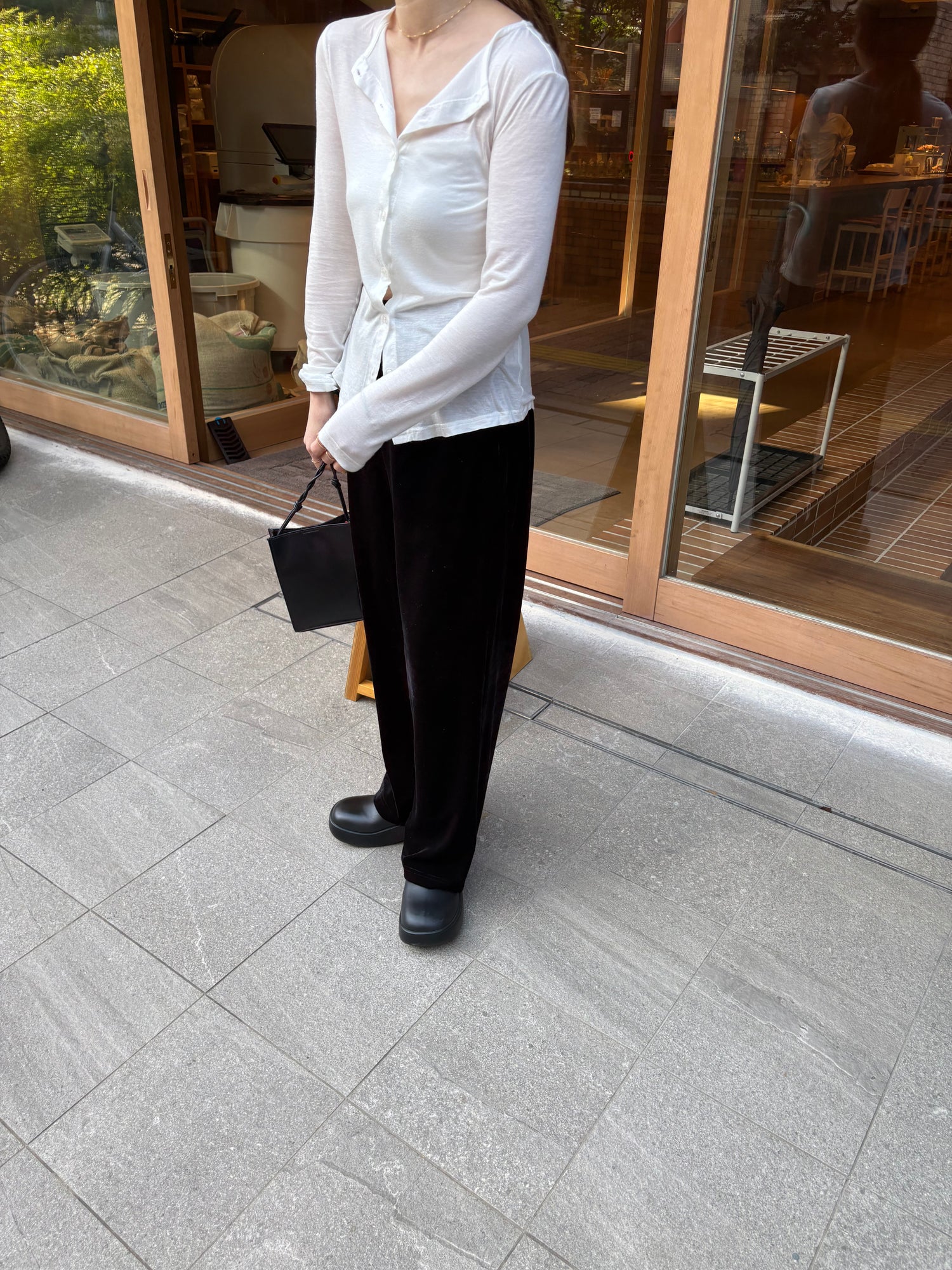 <pre order>velours pants　