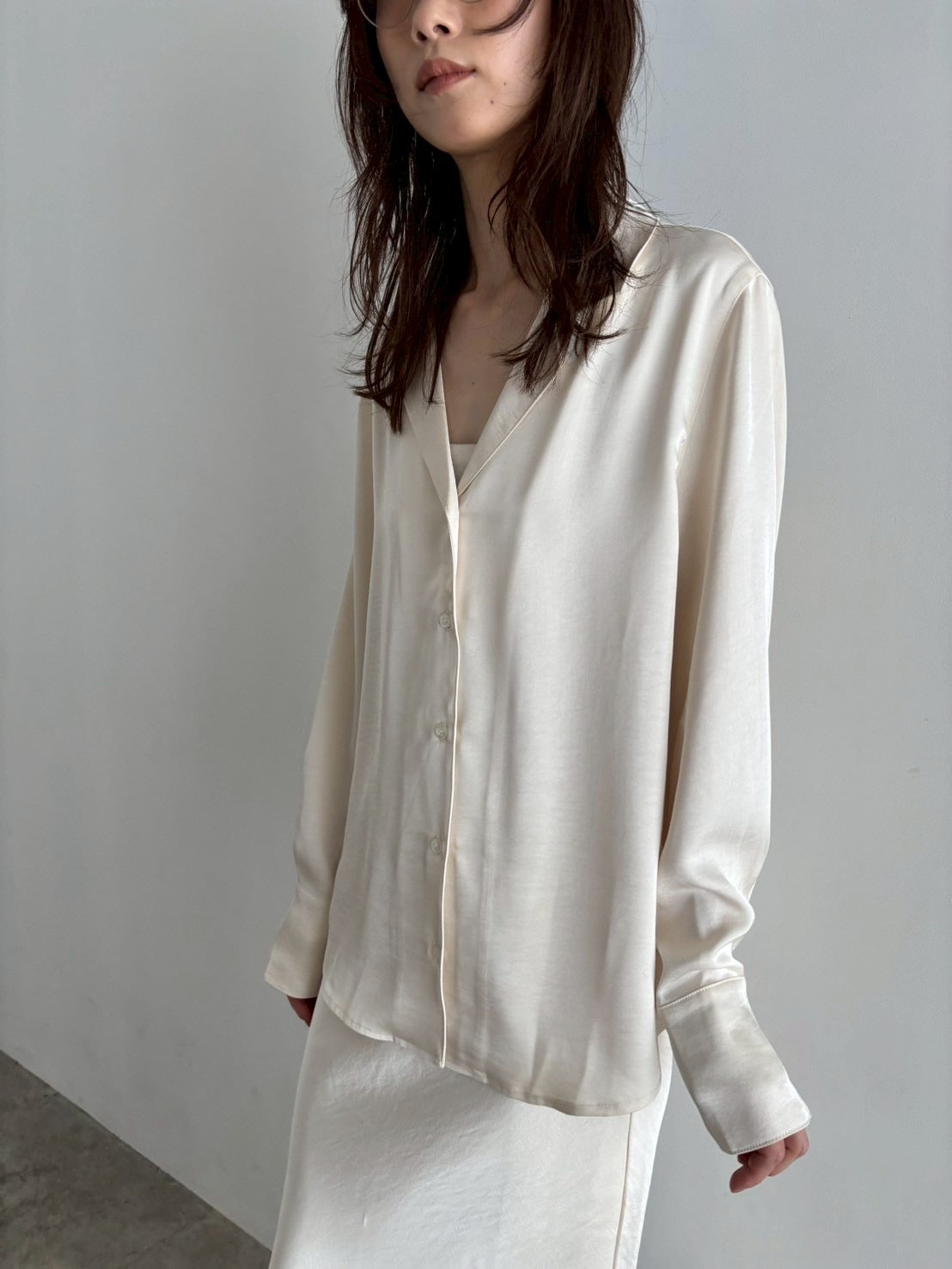 satin shirt
