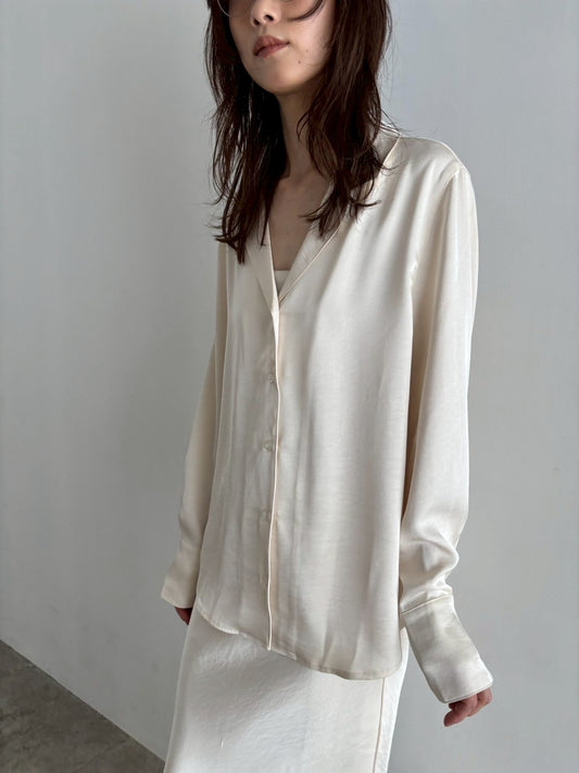 ＜pre order＞satin shirt