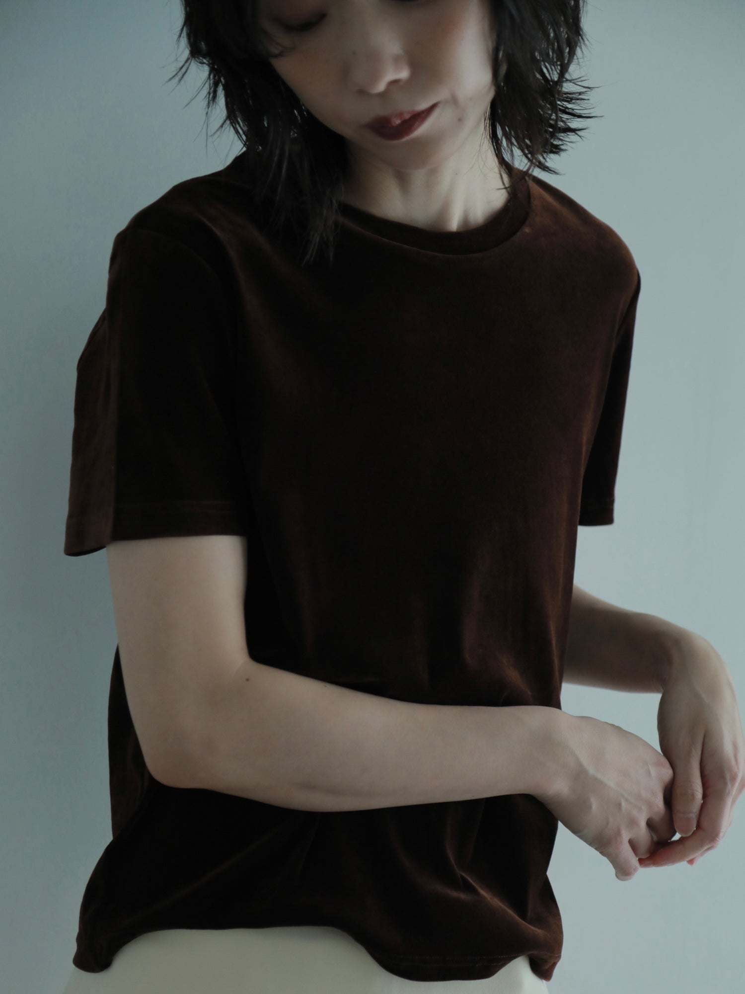 《pre order》short sleeve velour T　　　