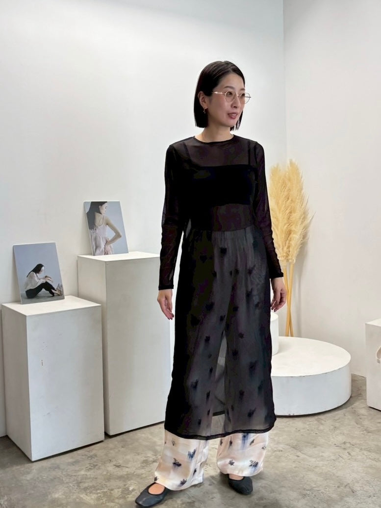 【1/23(fri) 21:00】sheer long one-piece　　