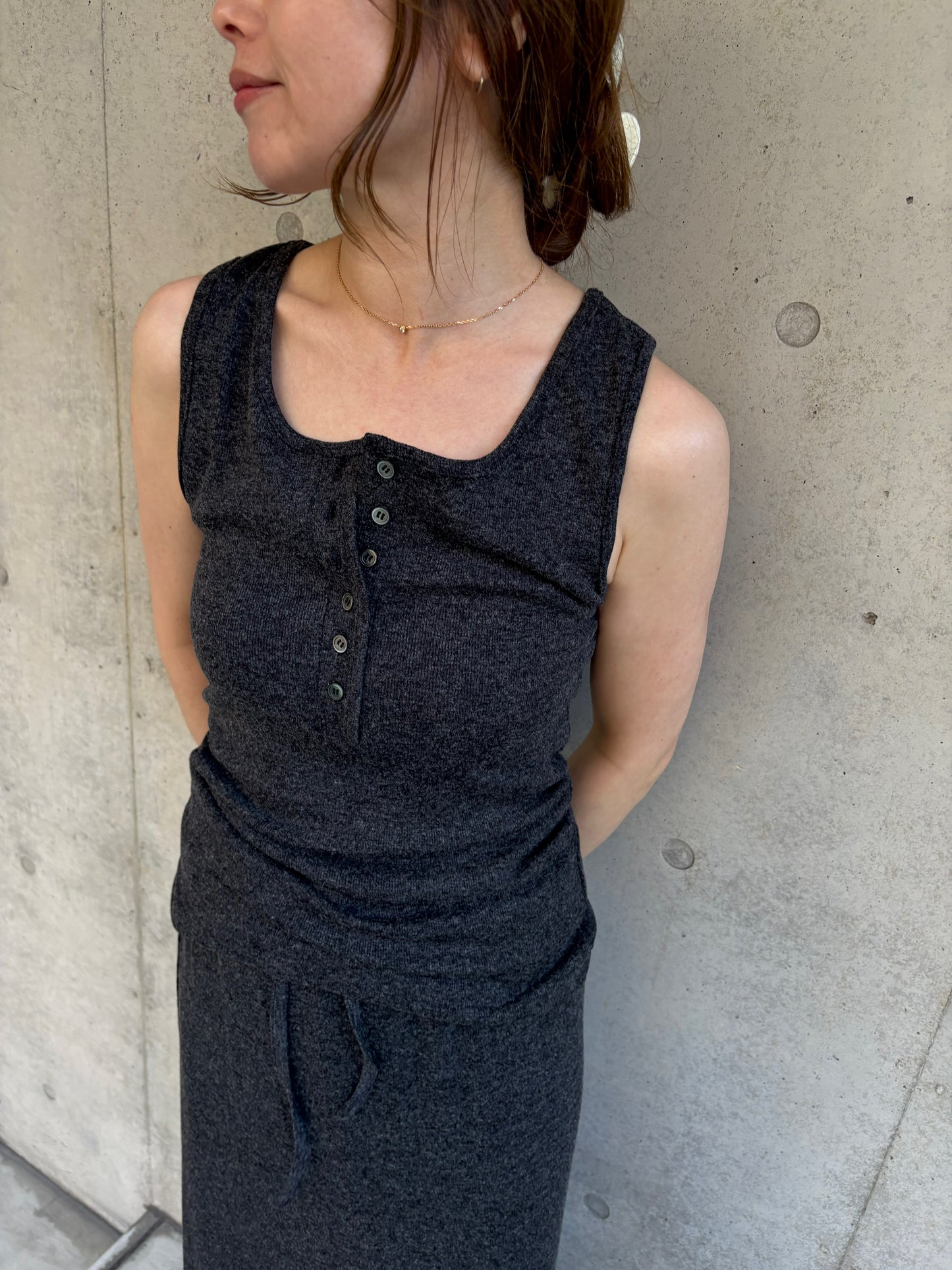 【2/6(fri) 21:00】 lib stretch cardigan 2pieces set