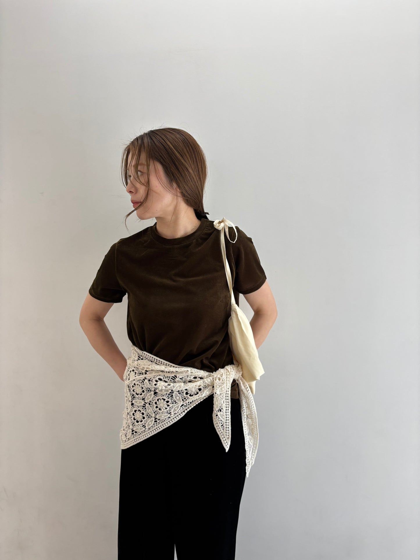 【2/6(fri) 21:00】 lace scarf　