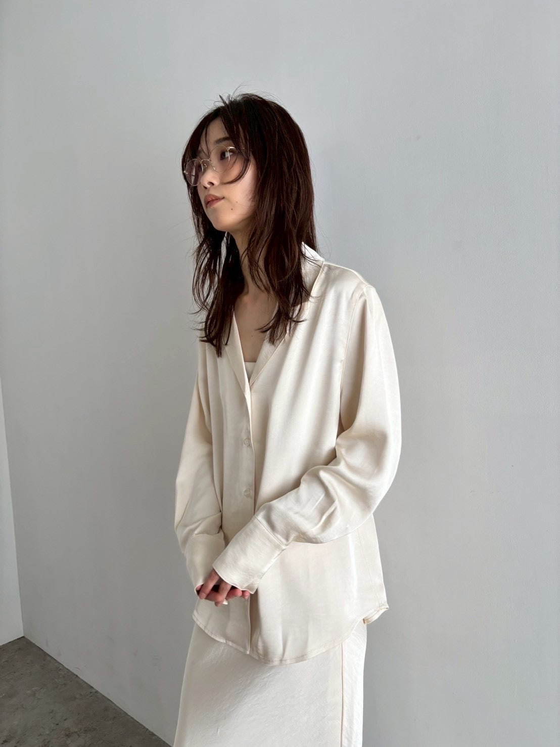 satin shirt