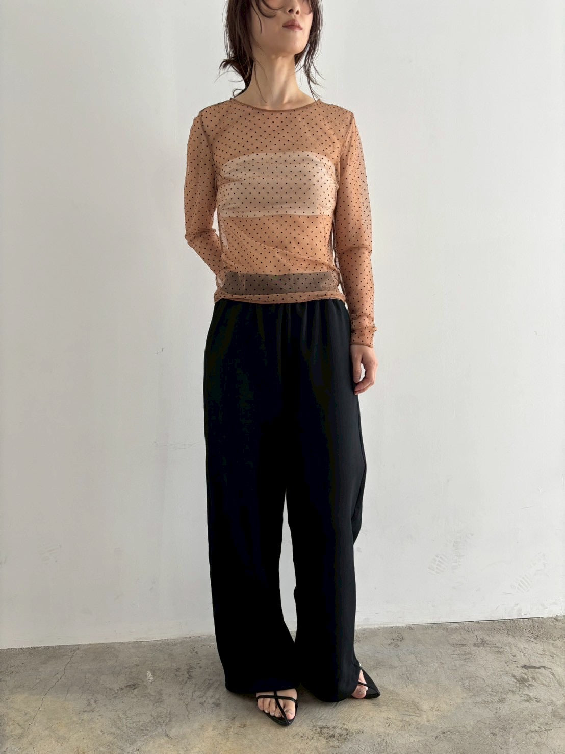 layered sweat pants