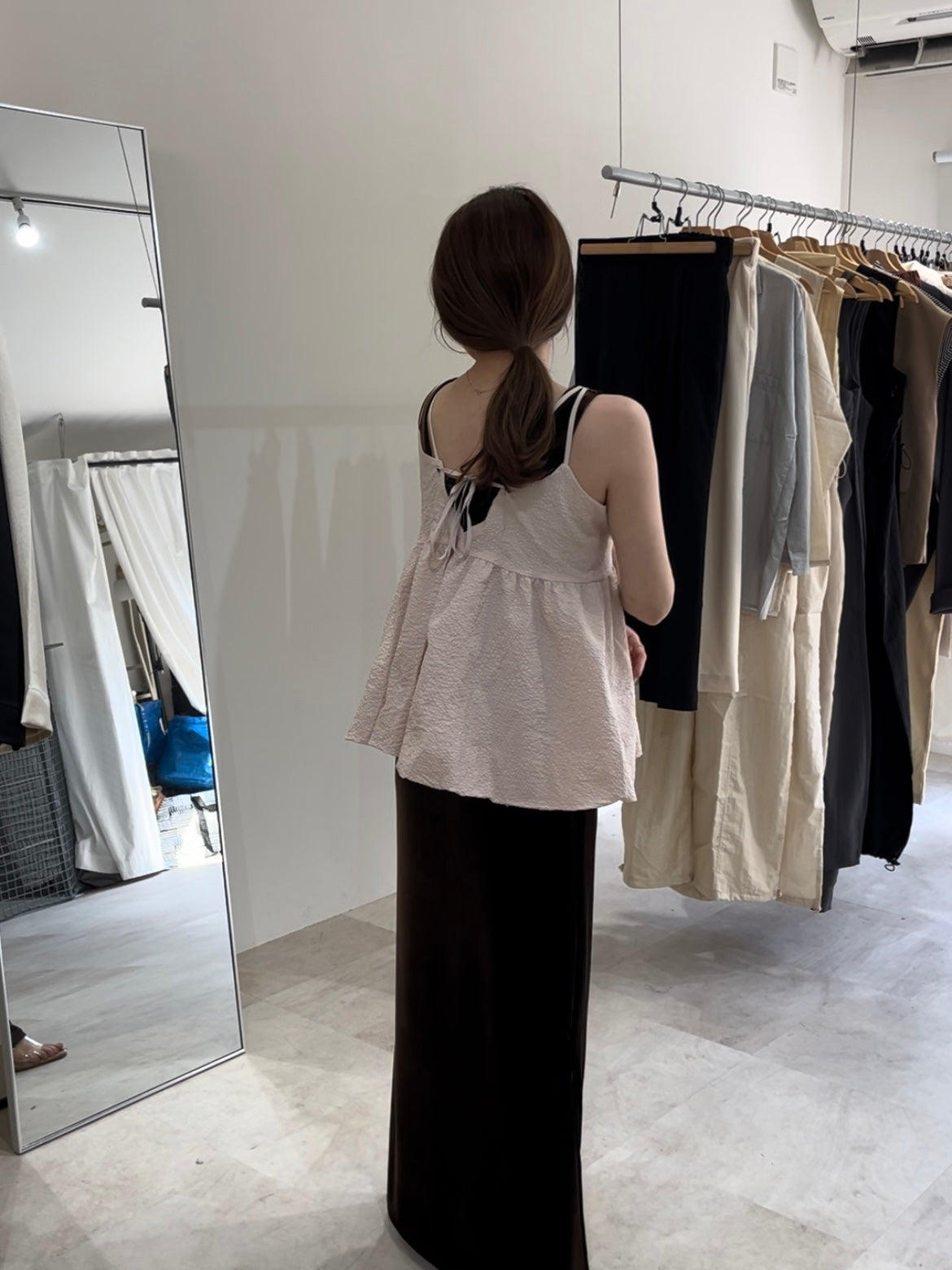 jaguard balloon camisole　　　