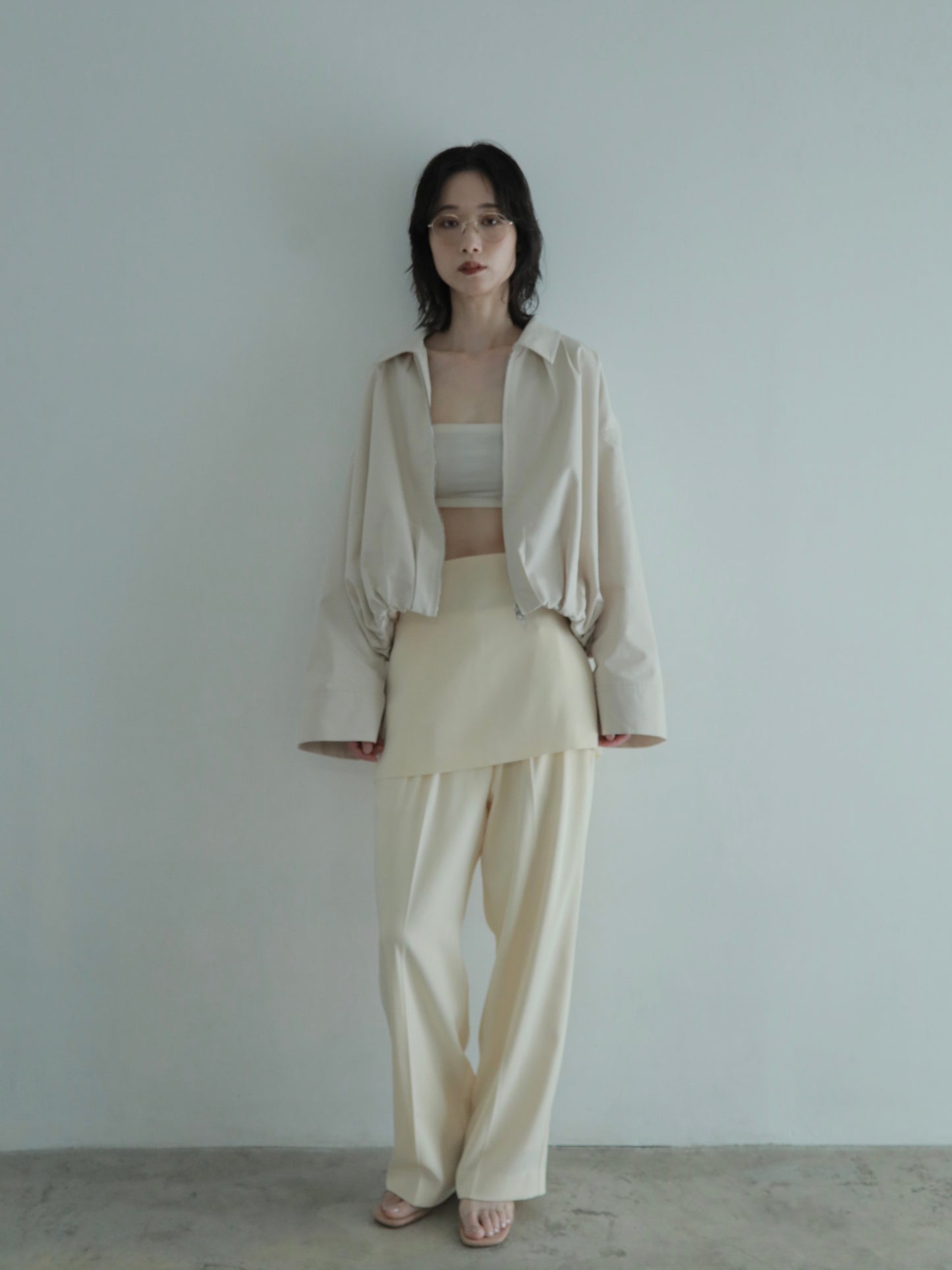 《pre order》 zipup balloon blouson