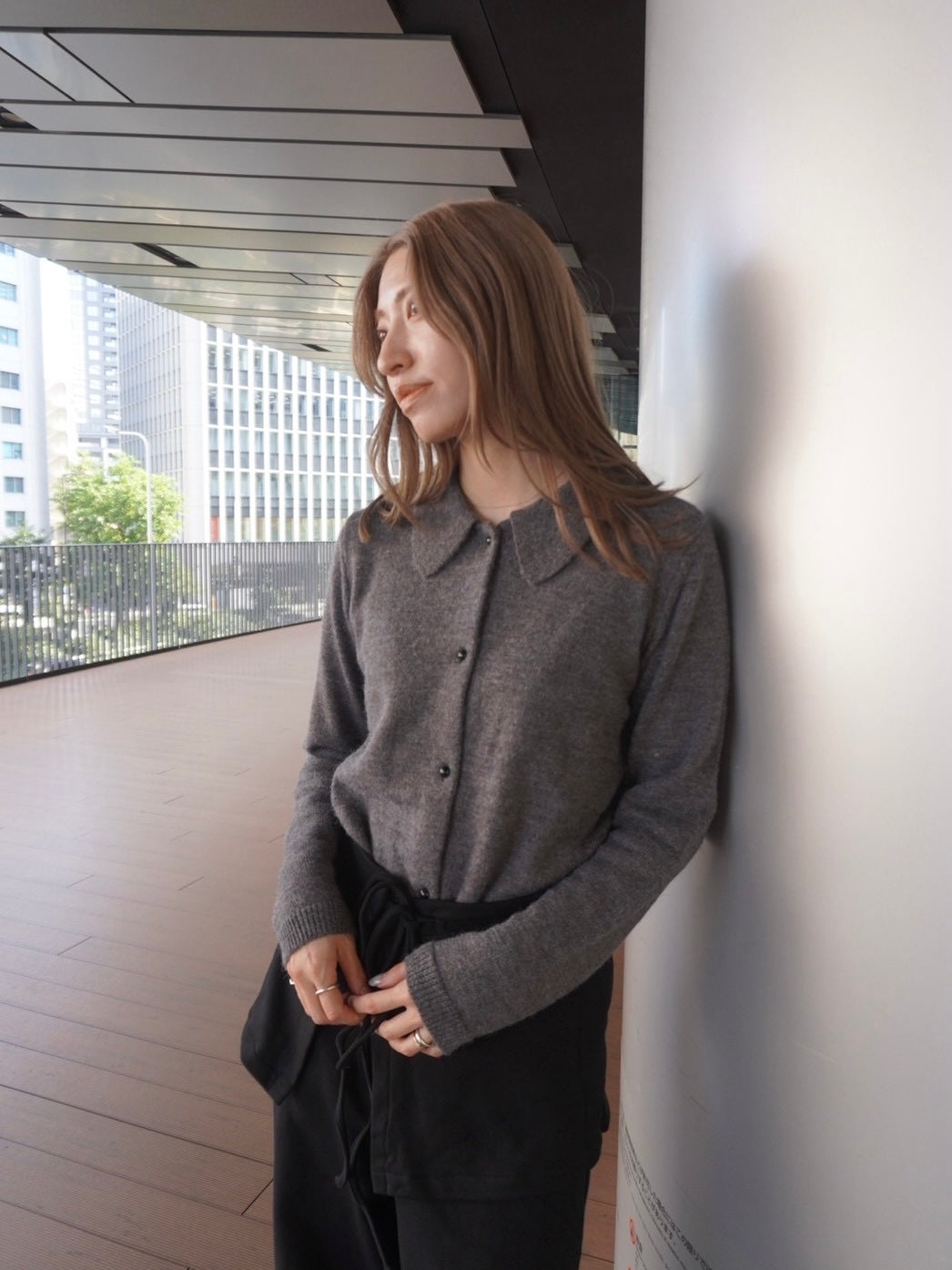 Knit cardigan　
