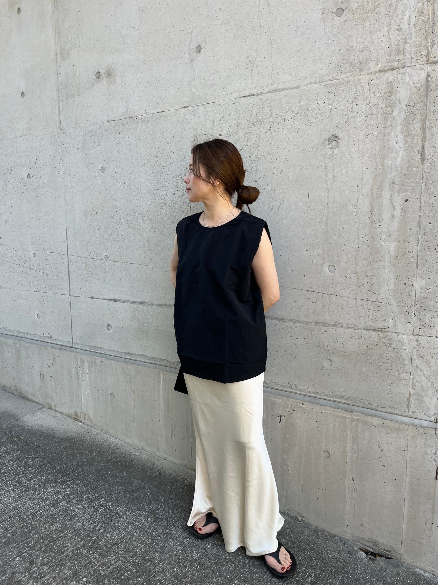 <撥水＞nosleeve tops　