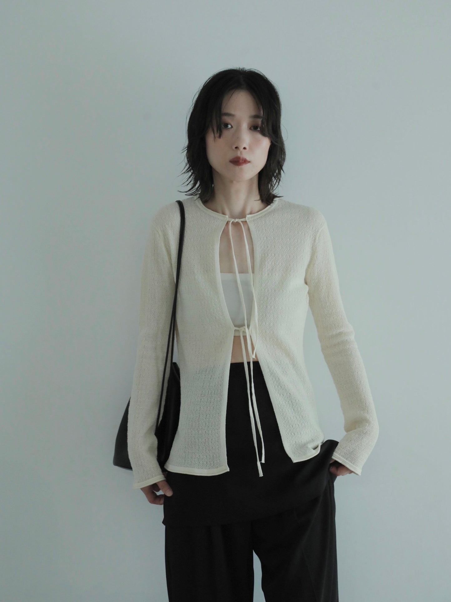 ribbon Knit cardigan