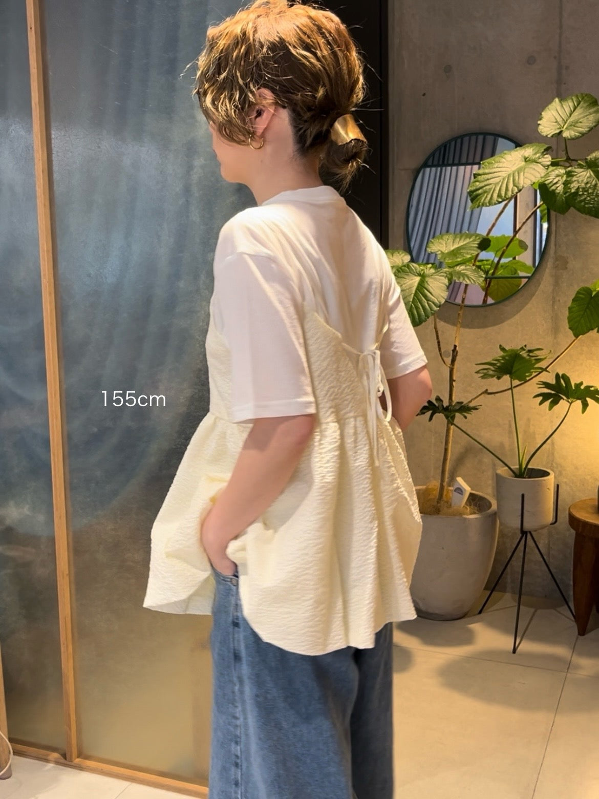 jaguard balloon camisole　　　