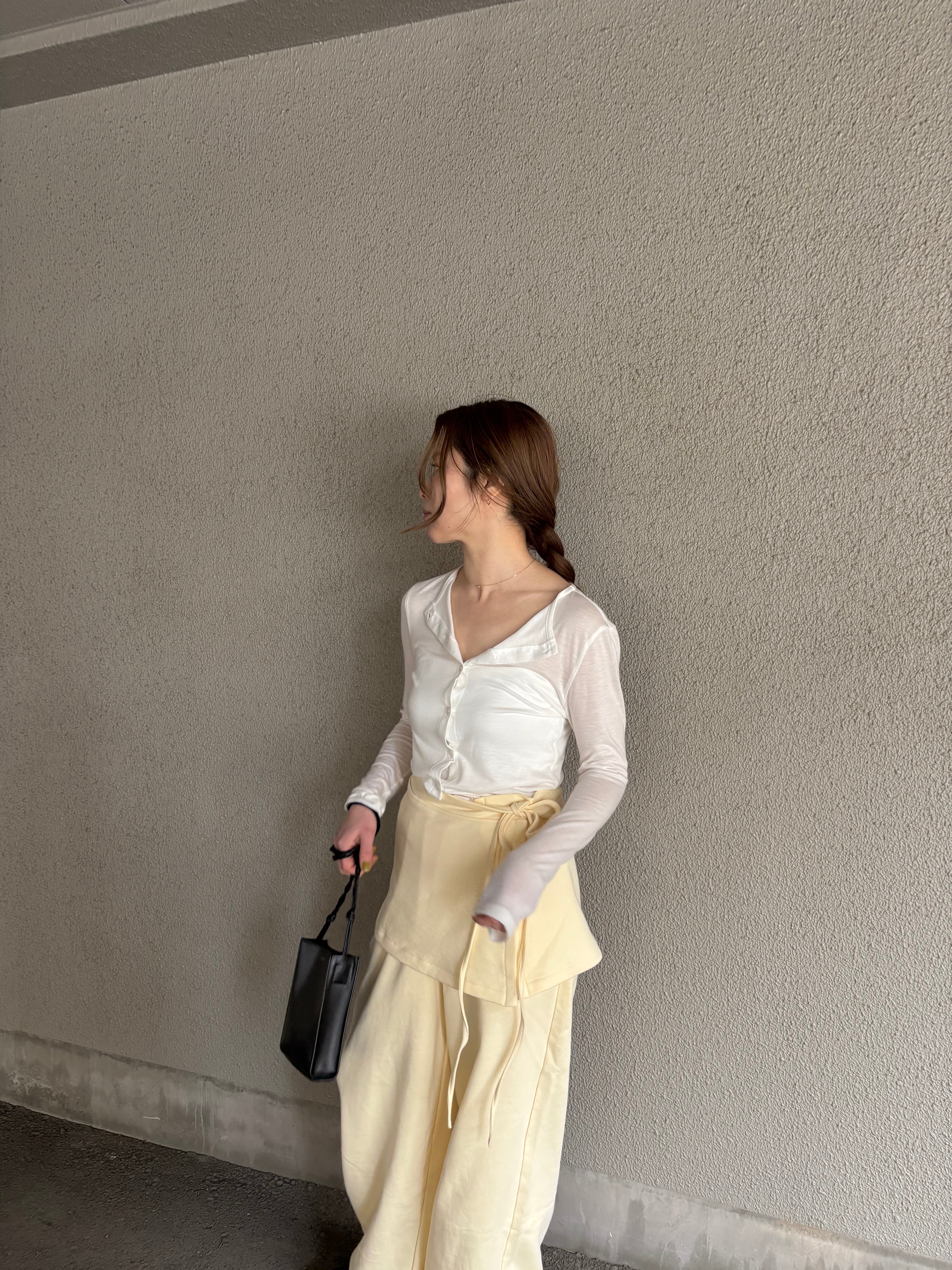 layered sweat pants　　