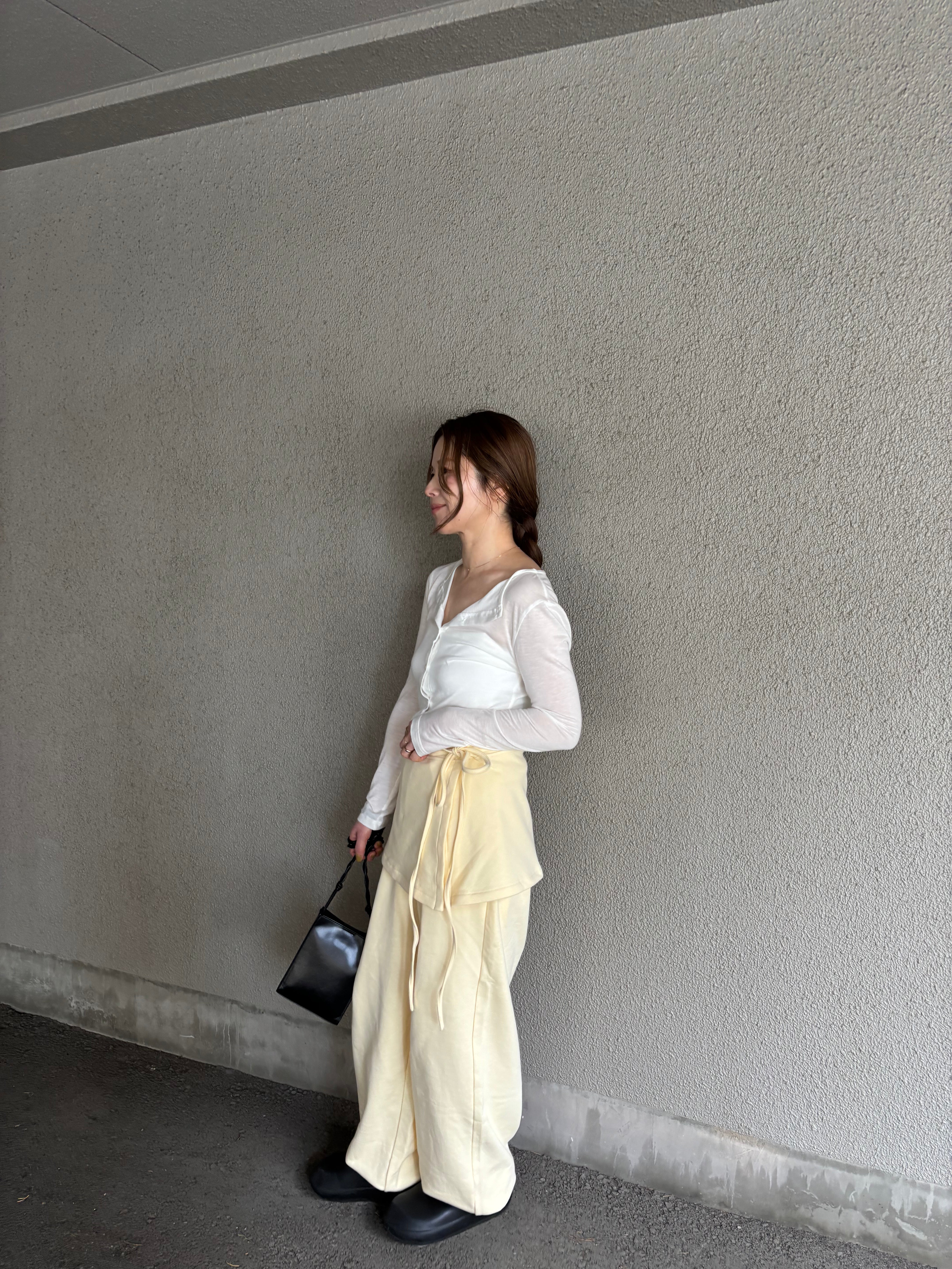 layered sweat pants　　