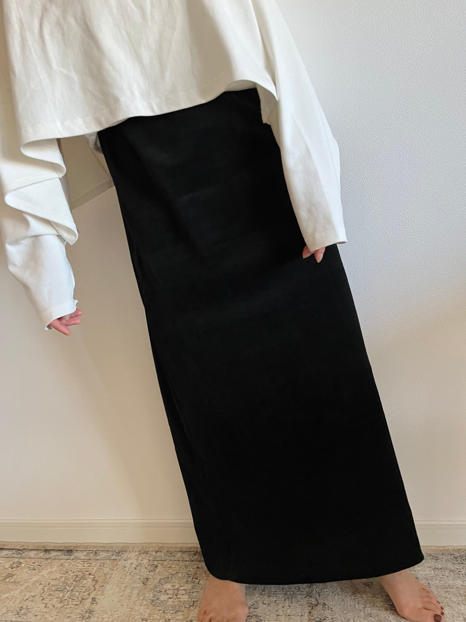 velor long skirt – hholic